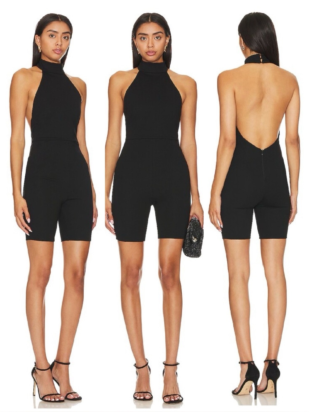 LOVERS + FRIENDS HALTER BACKLESS LPA INDAH CAMILA COELHO VEGAS MICHAEL COSTELLO
